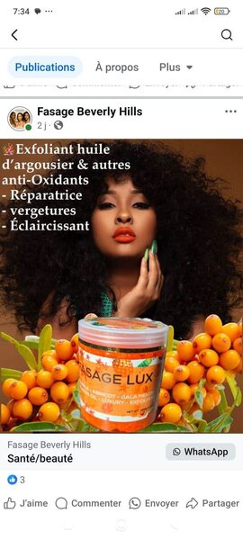 Huile d'Argousier Fasage Lux