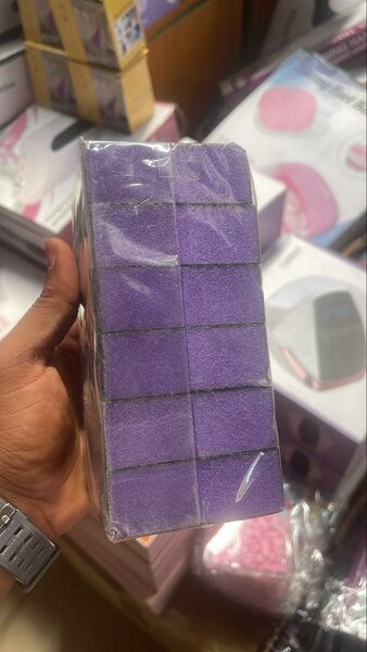 Purple Nail Buffer Blocks
