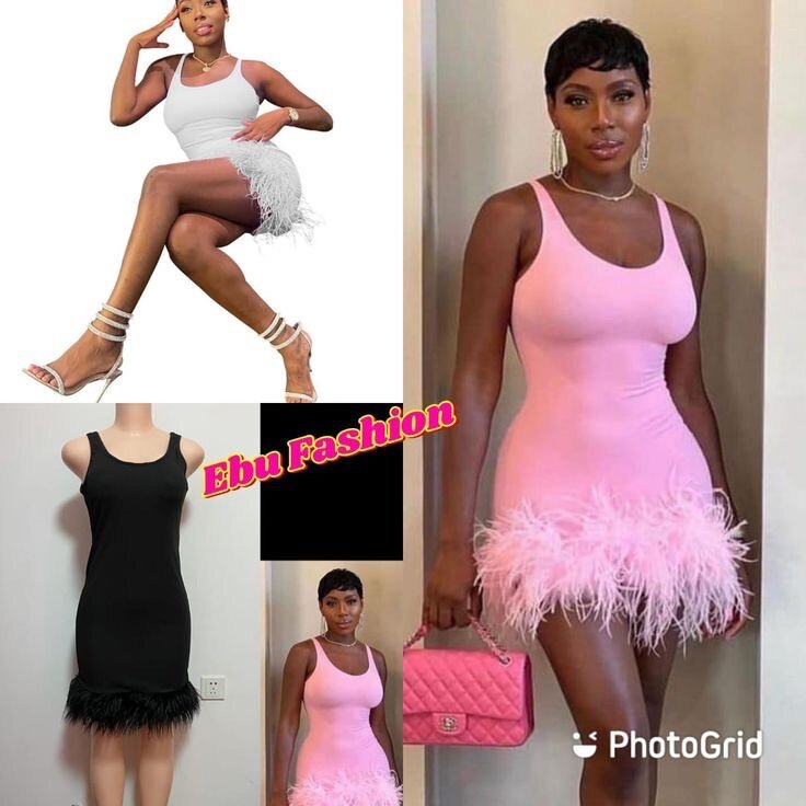 Bright colored dresses