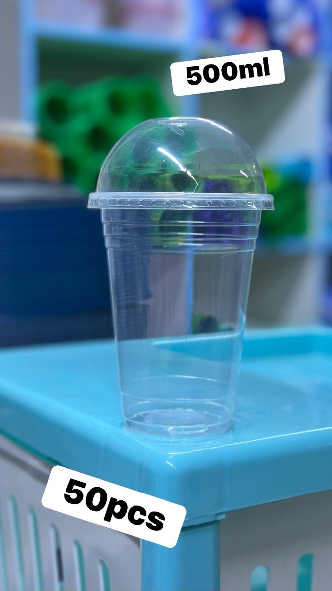 Gobelets en plastique 500ml