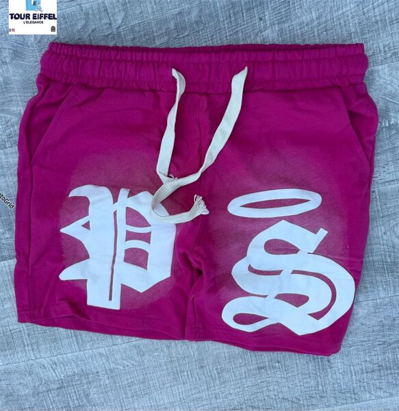 Shorts sport rose unisexe