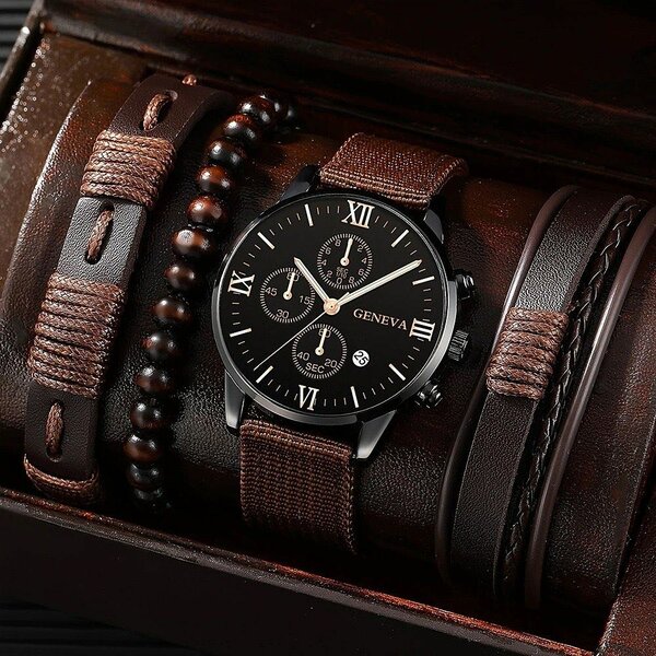 MONTRE POINT SIMILICUIR