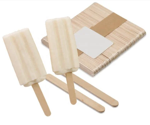 Bâtonnets en bois pour glace