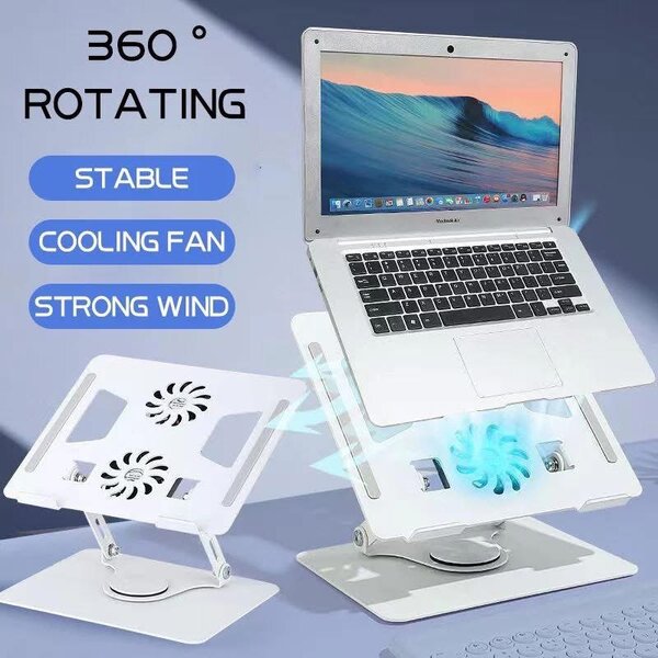 Support PC portable rotatif 360°