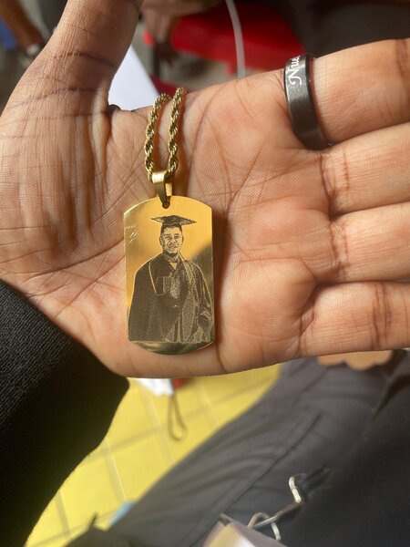 Customized picture necklace