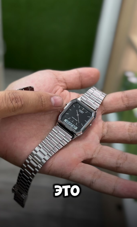 Casio AQ-230 черные часы