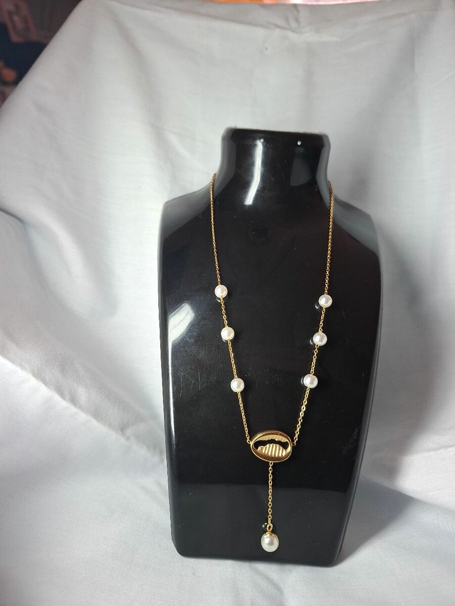 Collier Perles Élégant