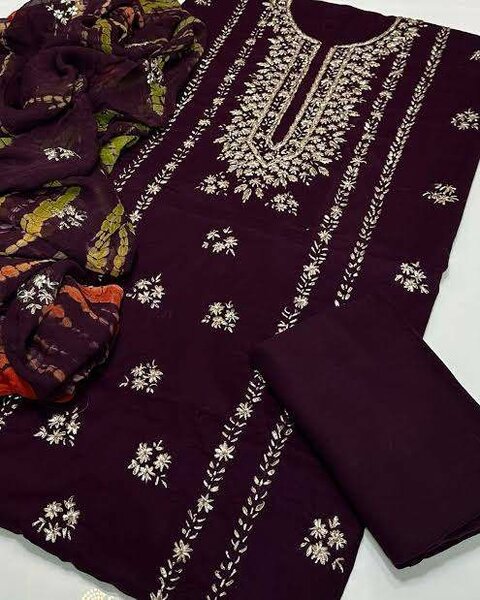 3pcs unstitch suit