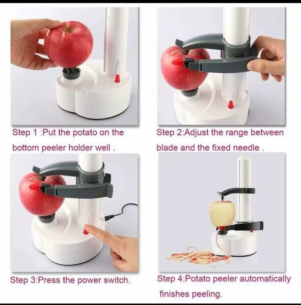 EPLUCHEUR ÉLECTRIQUE MULTIFONCTIONS