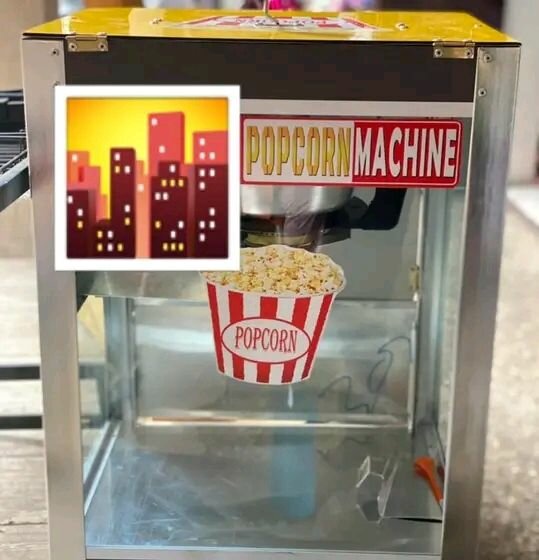 Gas popcorn machine