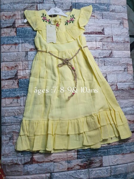 Robe enfant fleurie bohème