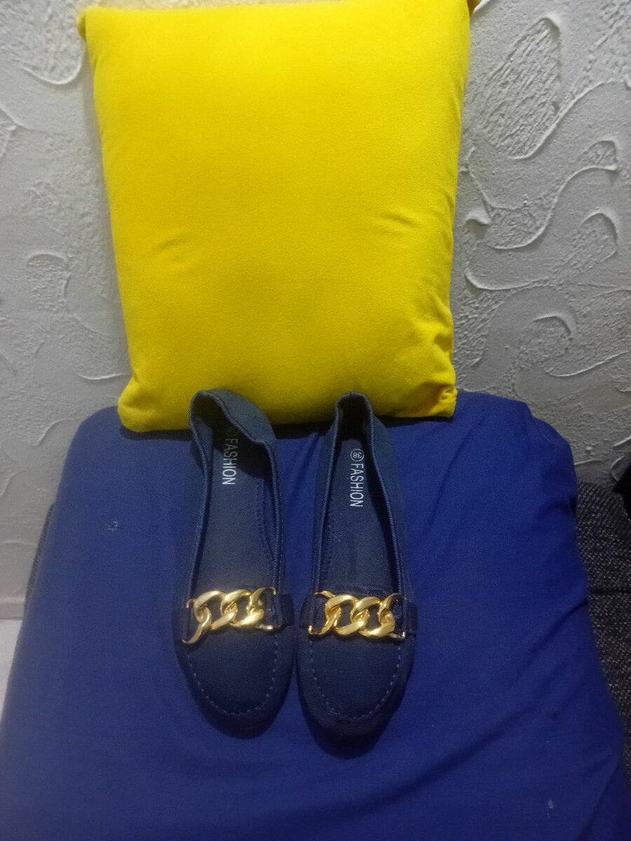 Mocassins bleu élégants