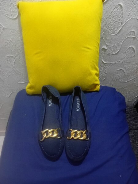 Mocassins bleu élégants