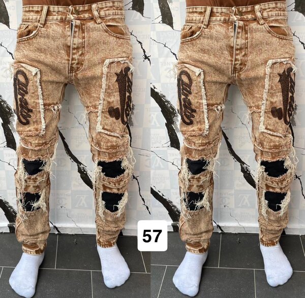 Jeans déchirés homme