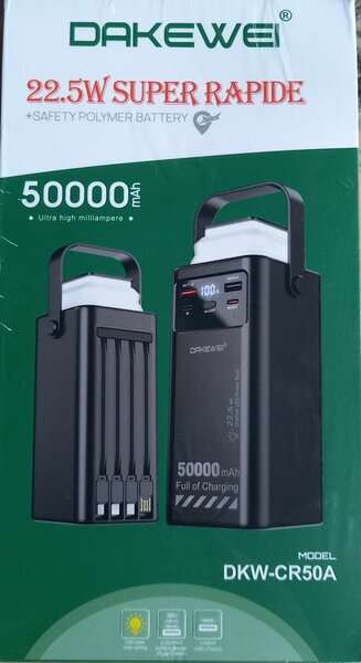 Batterie Externe 50000mAh Rapide