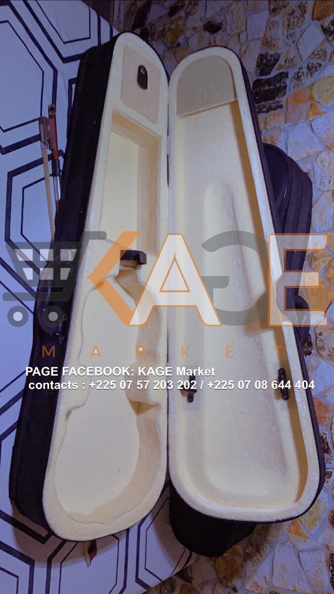 Archet et housse de violon