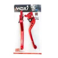 MOXI Original Adjustable Clutch & Brake Lever RED - 6 Position for Yamaha YBR, YBR-G, YBZ-DX