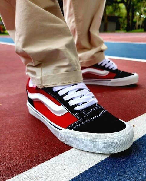 Vans knu skool rouge noir