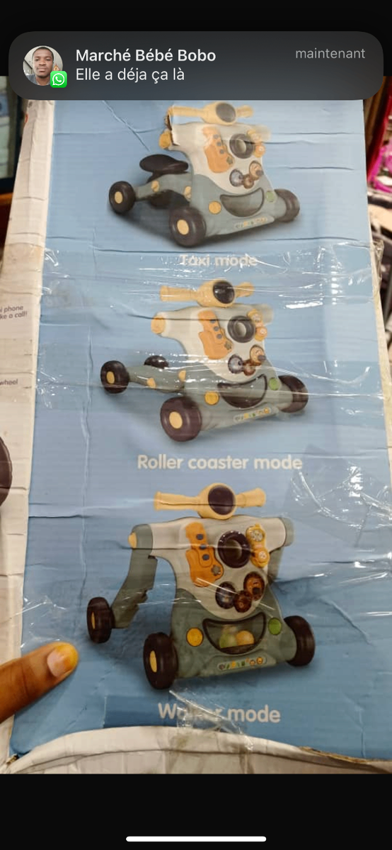 Trotteur bébé  3en1