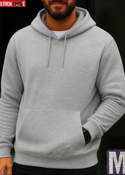 Sweat à Capuche Gris