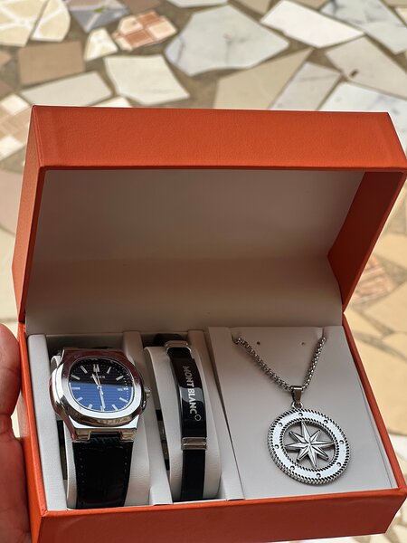 Ensemble Montre et Bijoux pour Homme
