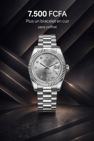 Montre élégante en acier