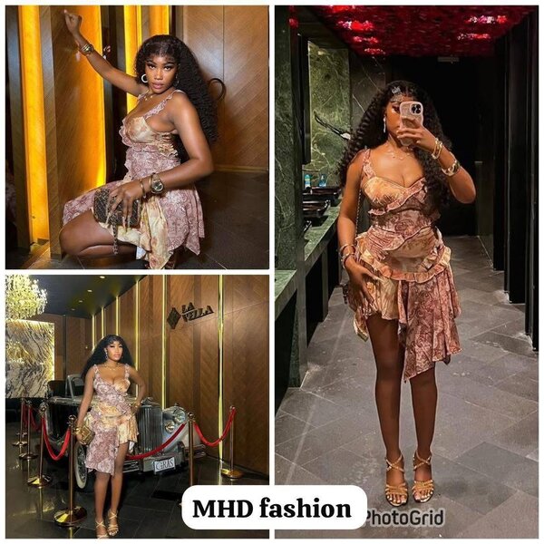 Robe asymétrique élégante