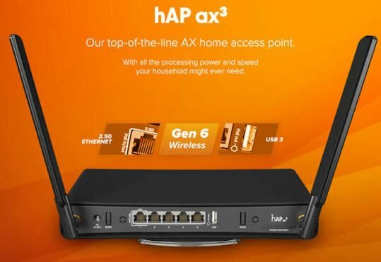 Routeur Mikrotik HAP ax3