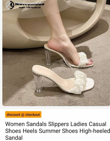 Slippers heel