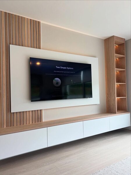 Meuble TV mural design moderne