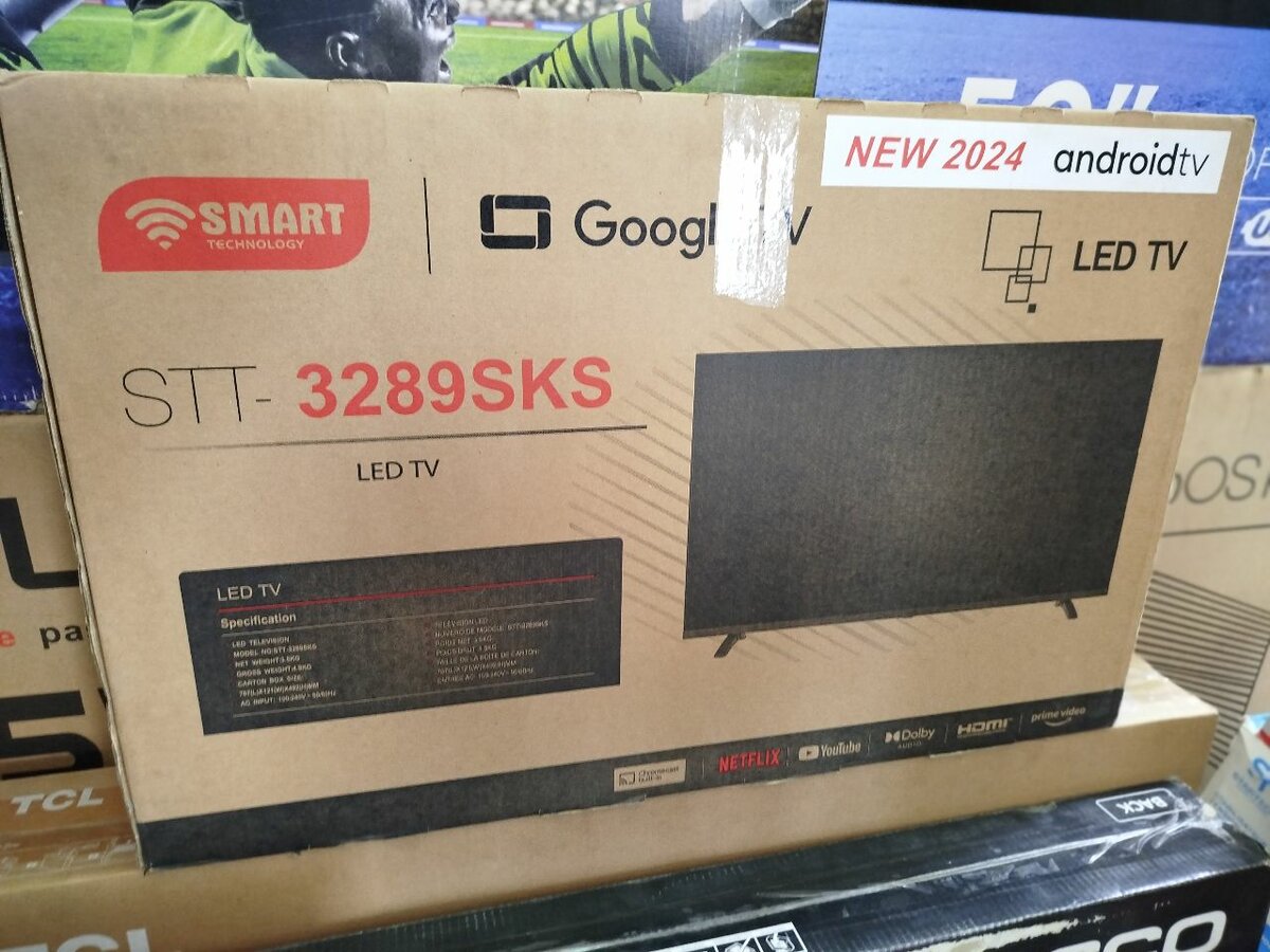 TV smart 32pouce Android avec une commande vocal