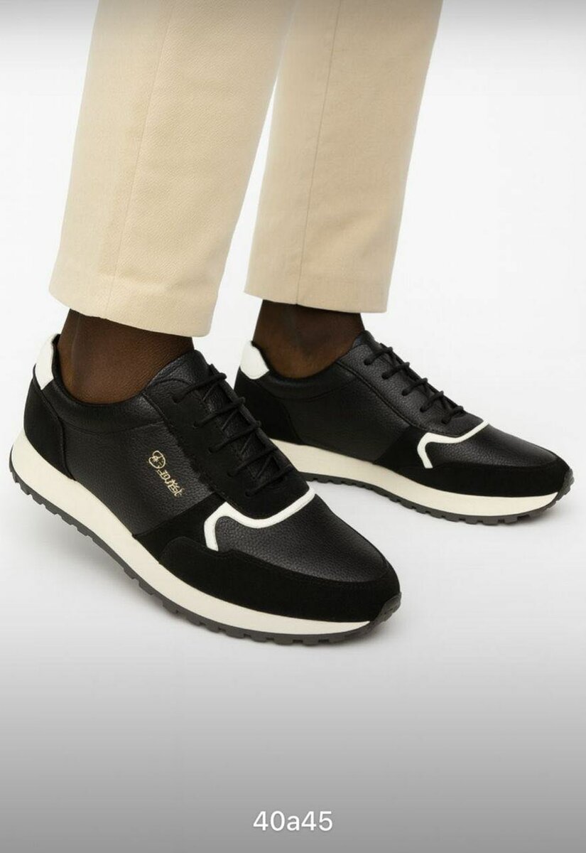 Sneakers élégantes en cuir pour hommes