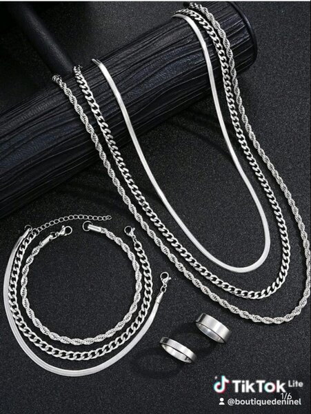 Ensemble de 8 piecesnoxydable