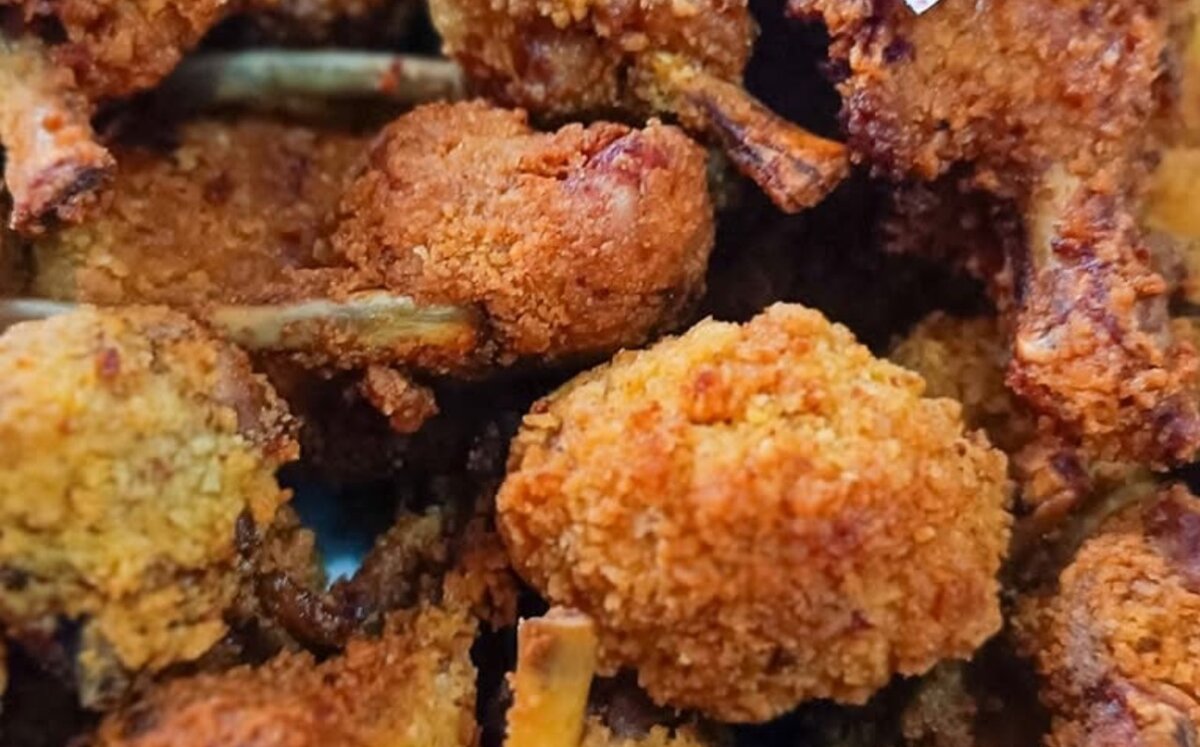 Des ailerons de poulets pané