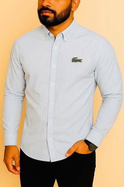 Chemise rayée élégante homme