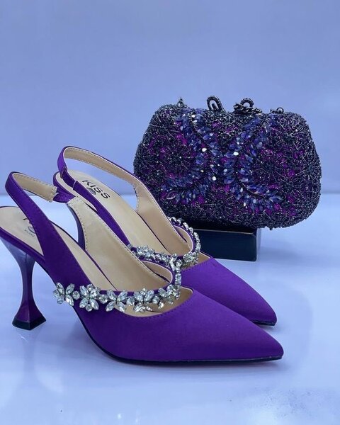 Ladies dress shoe and bag