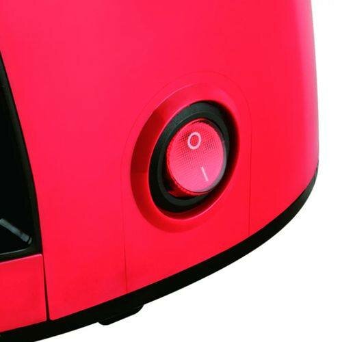 Cafetière électrique rose stylée