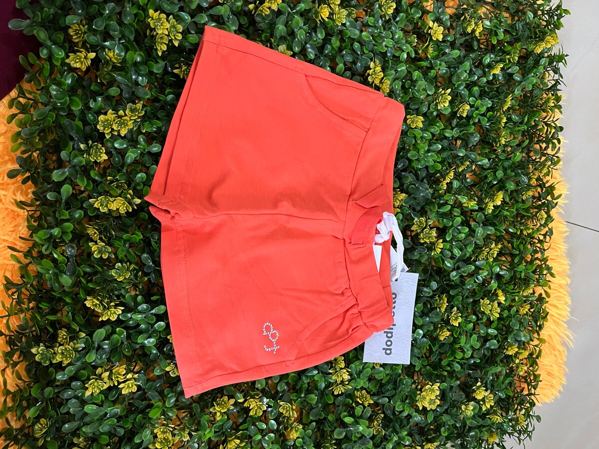 Short bébé rouge 12 mois