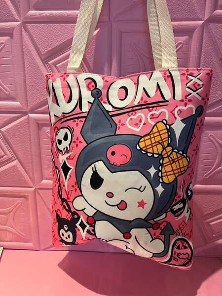 Sac fourre-tout Kuromi coloré