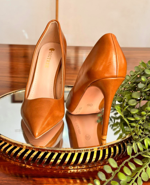 Brown heels