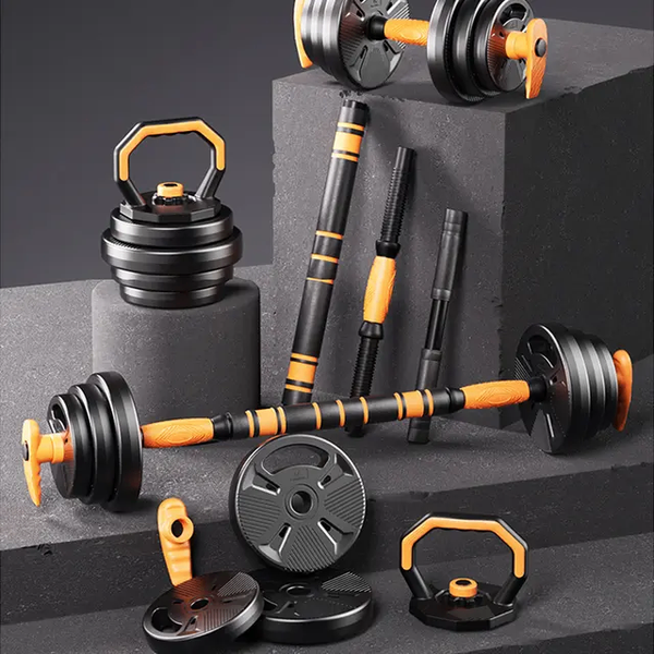 30kg Adjustable Dumbells set with kettlebell