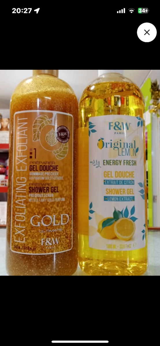 F&W Exfoliating Shower Gel