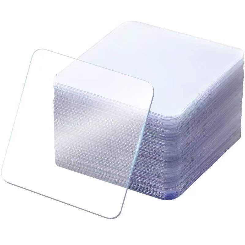 Carrés adhésifs transparents