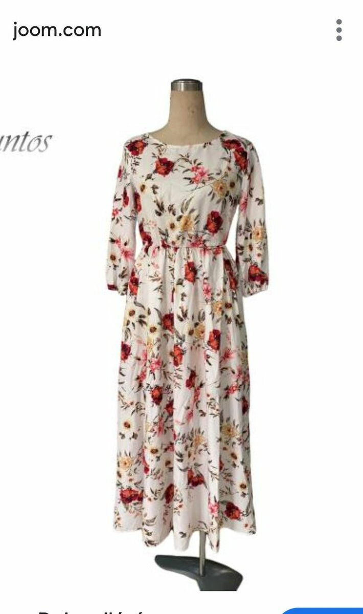 Robe longue florale élégante