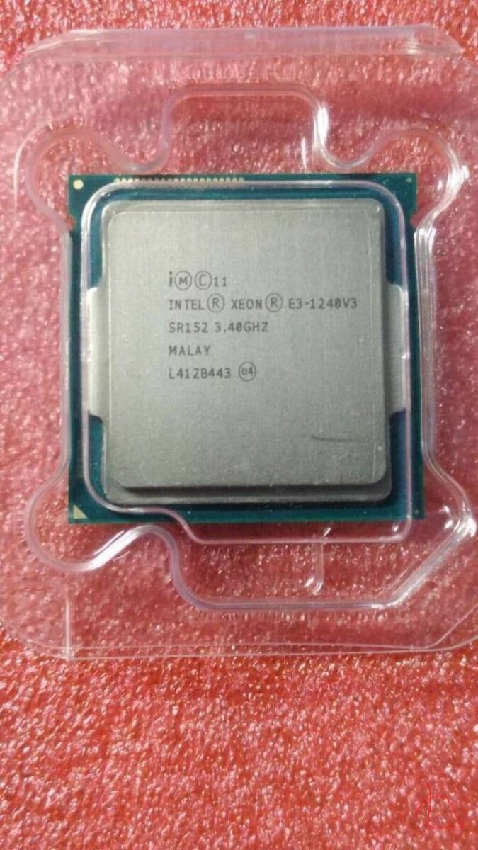 Процессор Intel Xeon E3 1240 v3 8 (Аналог I7 4770)