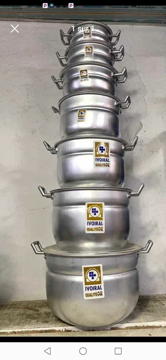 Ensemble 7 casseroles