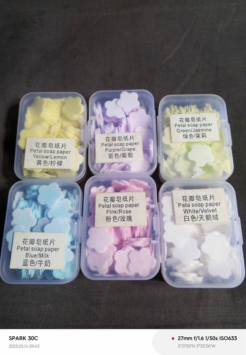 Savons de poche pour les mains