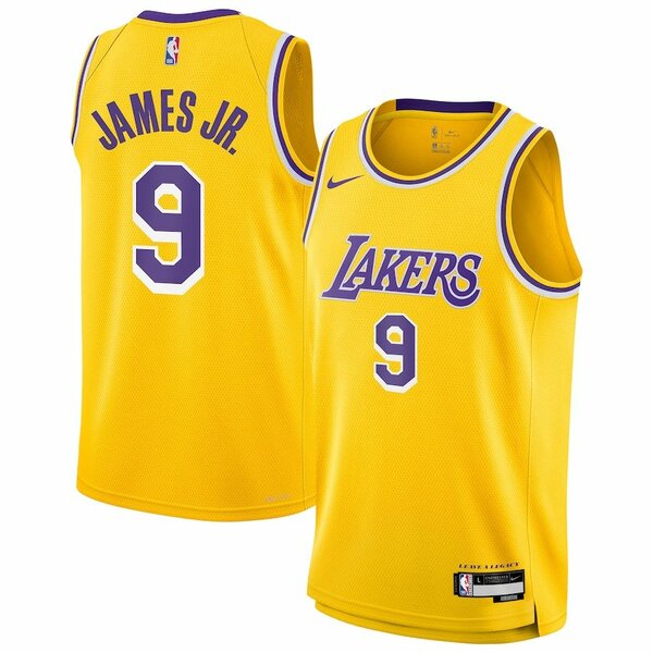 Maillot Basket Jaune Lakers