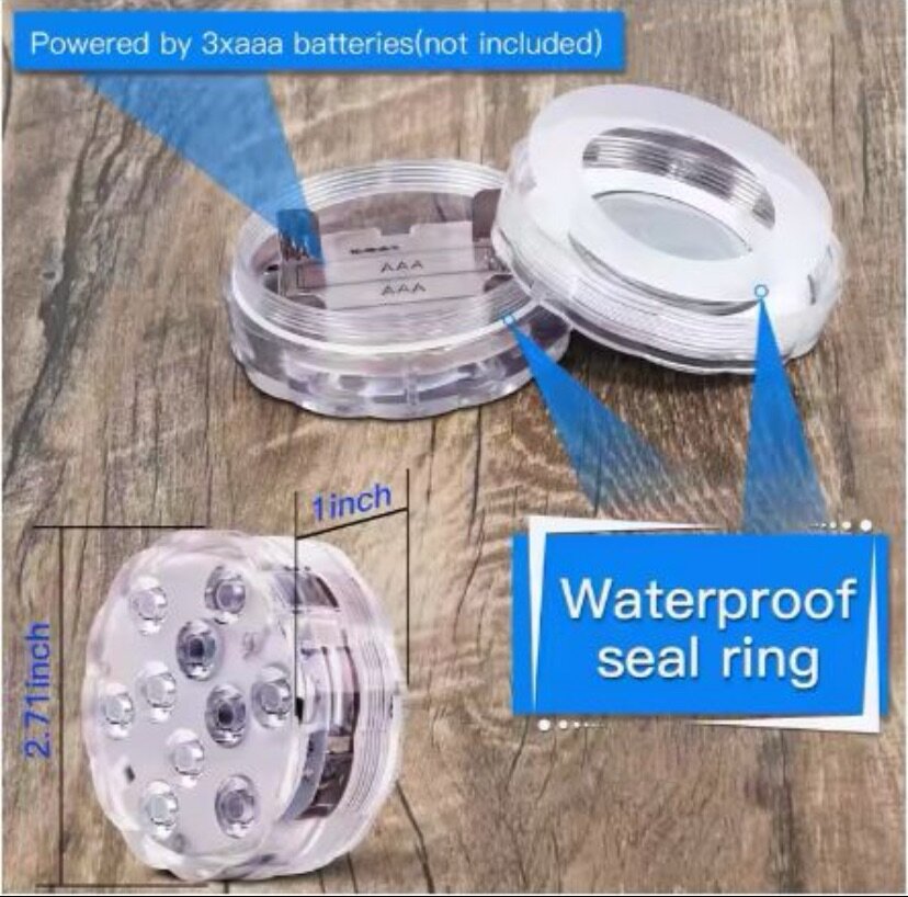 LED Submersible RGB Swimming pools and outdoor Light