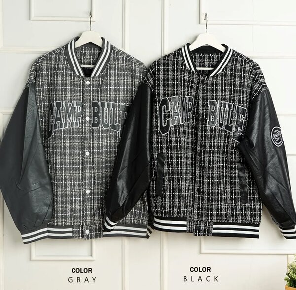 Veste Varsity Homme Style Rétro